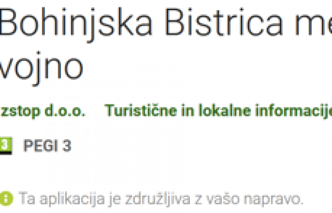 Turizem Bohinj in BSC Kranj